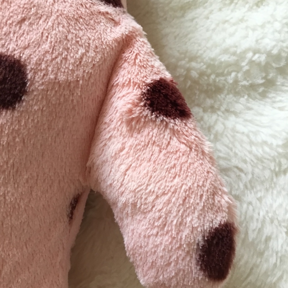 Craftholic Pink Polka Dot Sakura Rabbit (RAB) Plush - Picture 12 of 15